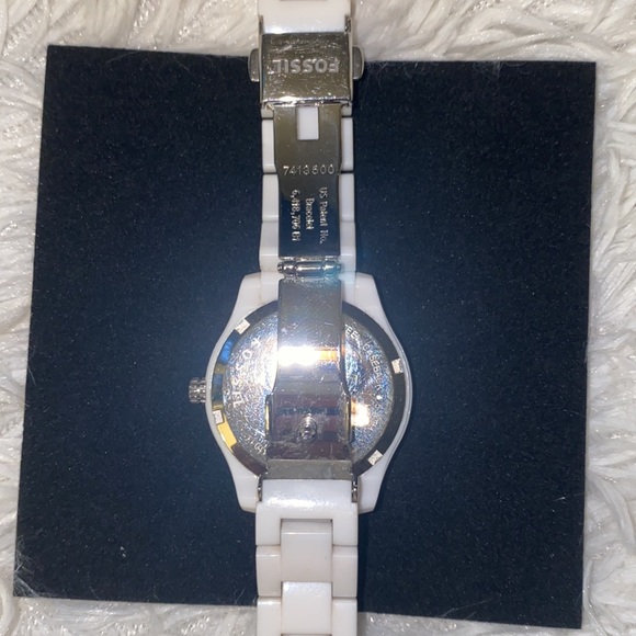 Fossil white ceramic “Stella” watch - Picture 3 of 8